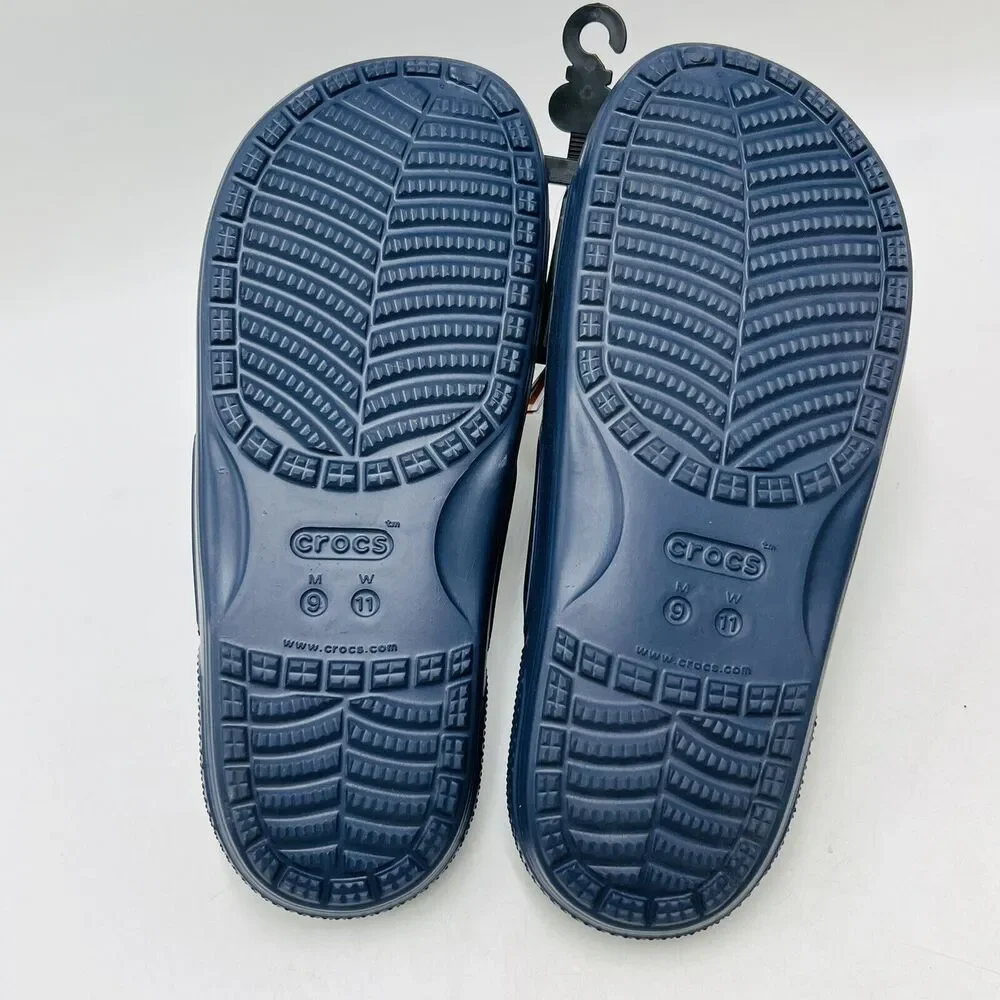 Crocs Men's 9 Women's 11 Classics Crocs Sandals Blue Slip On NWT